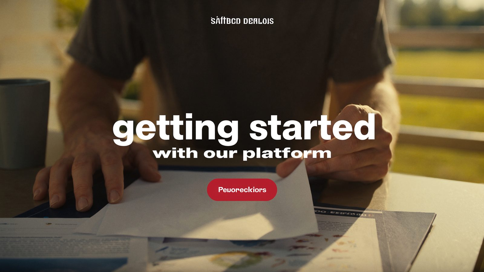 Getting started with our platform